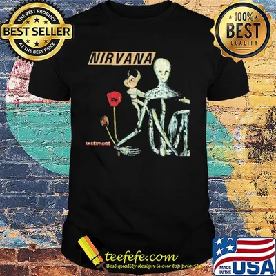 Official Nirvana incesticide flower shirt