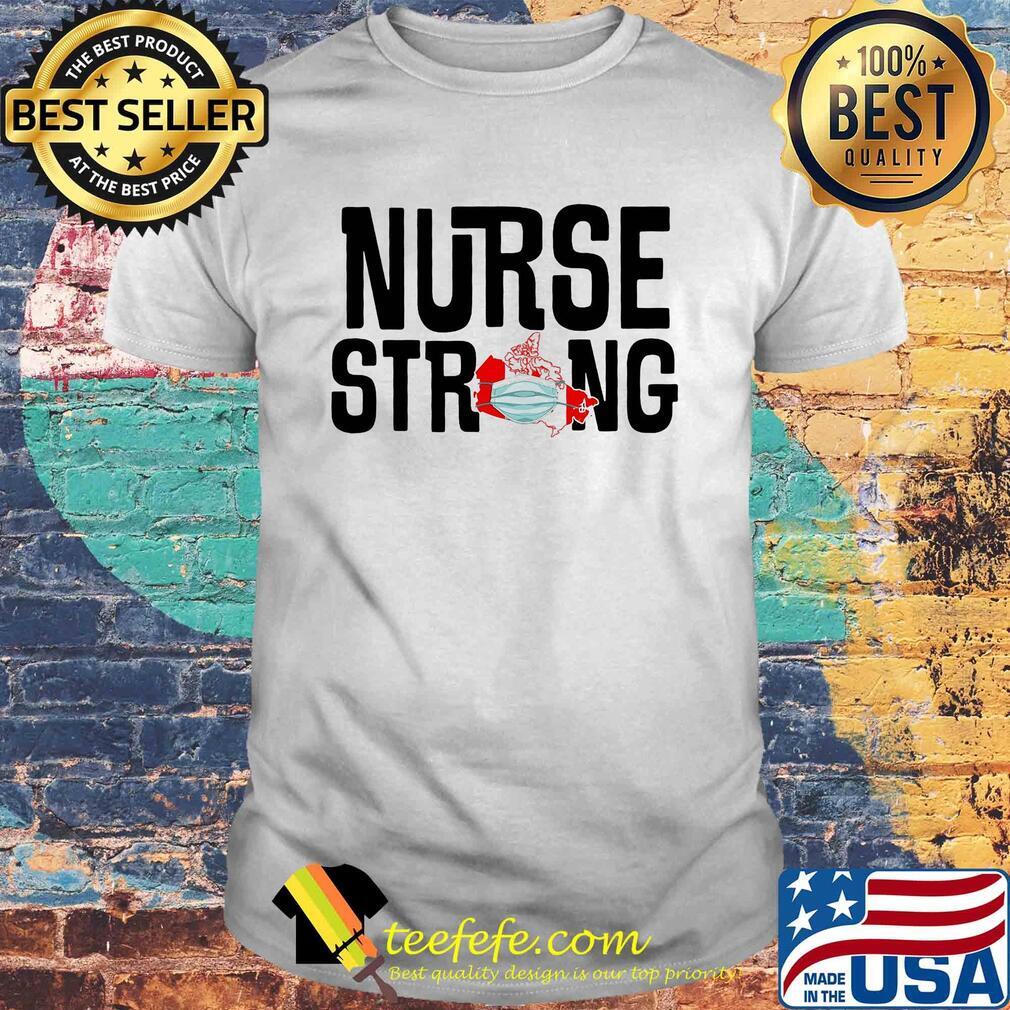 Official Nurse strong mask map Canada shirt