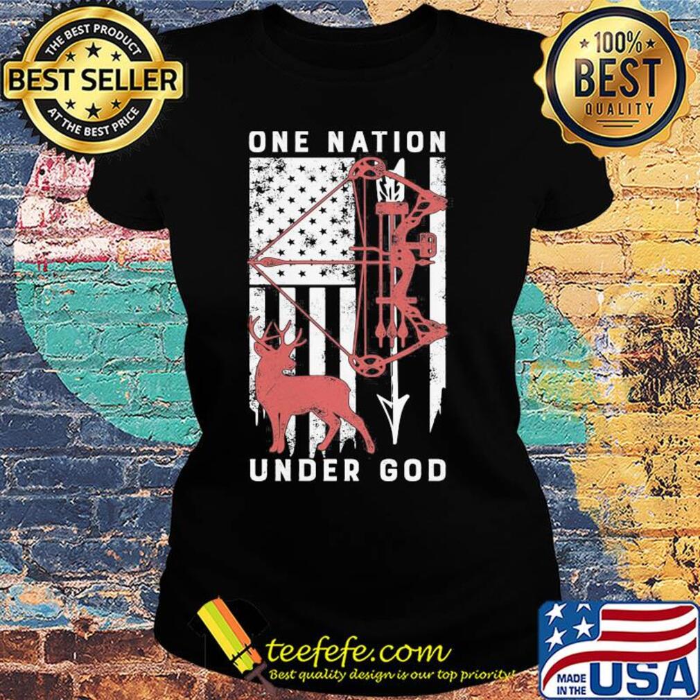 One nation under god American flag veteran s Ladies tee One nation under god American flag veteran s Ladies tee