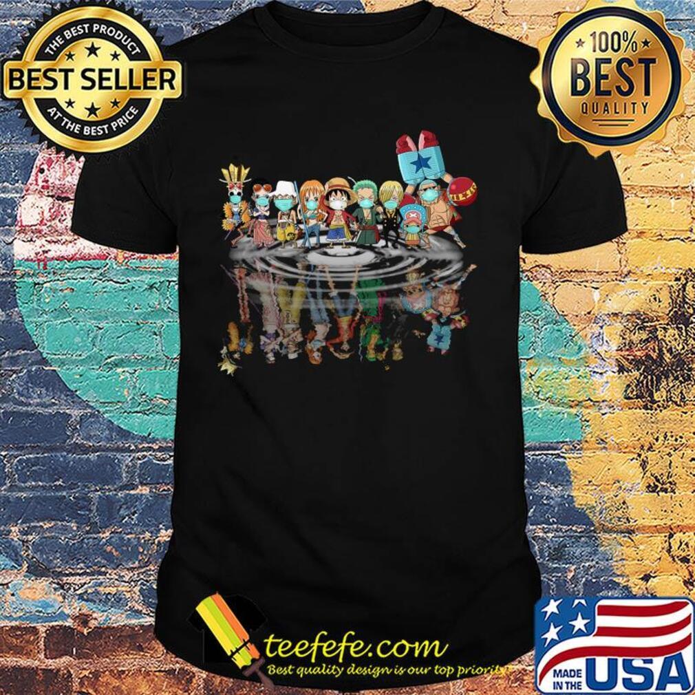 One Piece mask water mirror shirt One Piece mask water mirror shirt