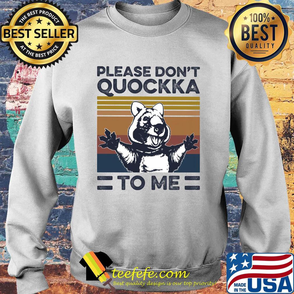Please don't Quockka to me Animal vintage s Sweater Please don't Quockka to me Animal vintage s Sweater