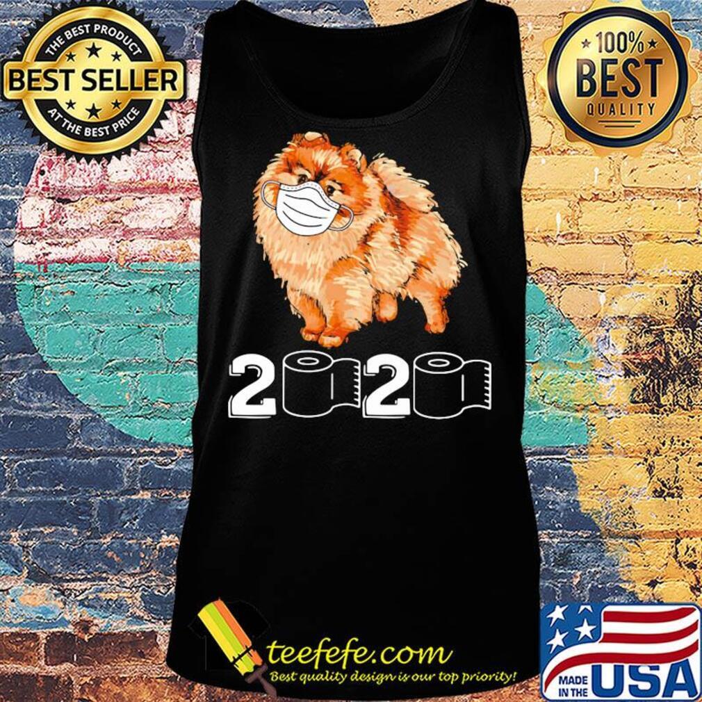 Pomeranian mask 2020 toilet paper s Tank top Pomeranian mask 2020 toilet paper s Tank top