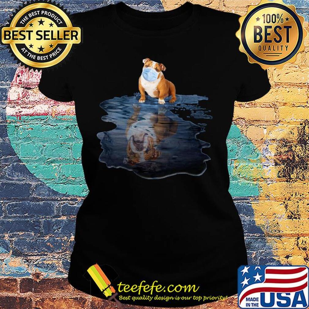 Pug dogs mask mirror water s Ladies tee Pug dogs mask mirror water s Ladies tee