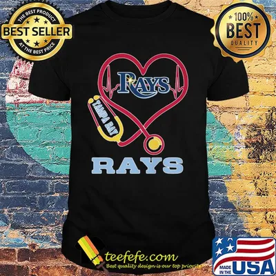 Rays Tampa bay hearbeat Stethoscope shirt