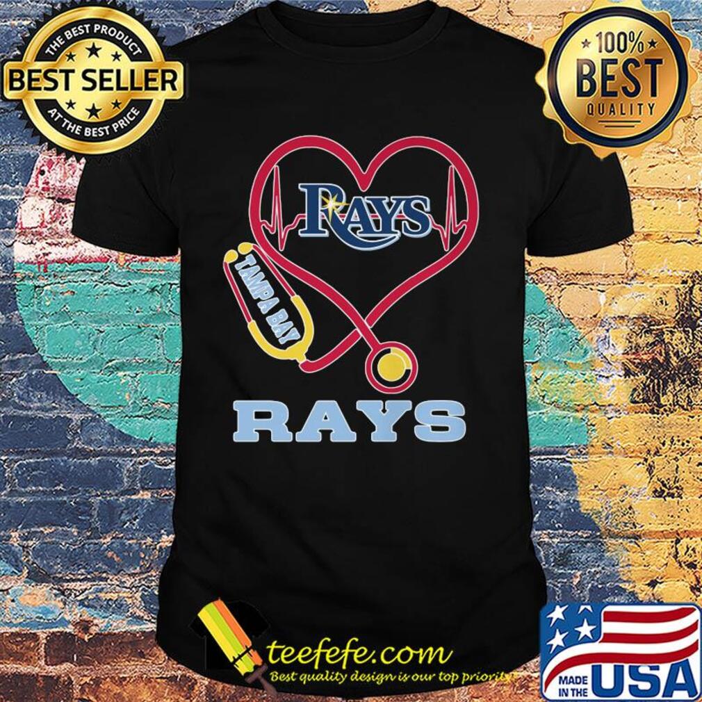 Rays Tampa bay hearbeat Stethoscope shirt