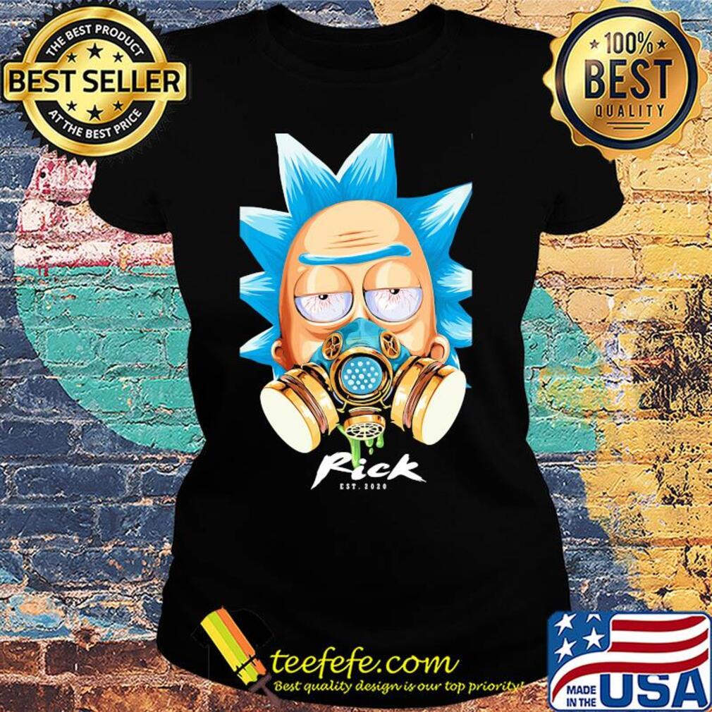 Rick with gas mask est 2020 covid-19 s Ladies tee Rick with gas mask est 2020 covid-19 s Ladies tee