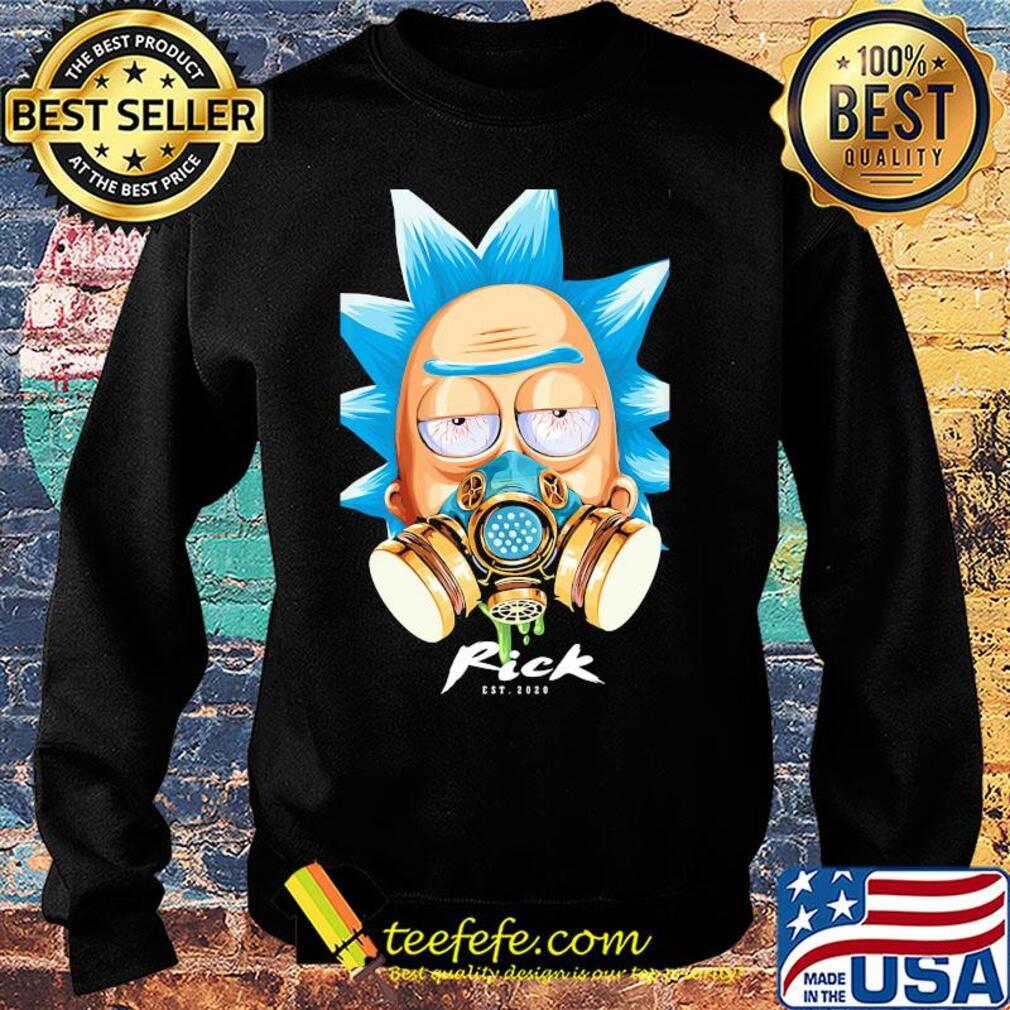 Rick with gas mask est 2020 covid-19 s Sweater Rick with gas mask est 2020 covid-19 s Sweater
