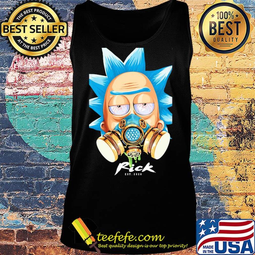 Rick with gas mask est 2020 covid-19 s Tank top Rick with gas mask est 2020 covid-19 s Tank top