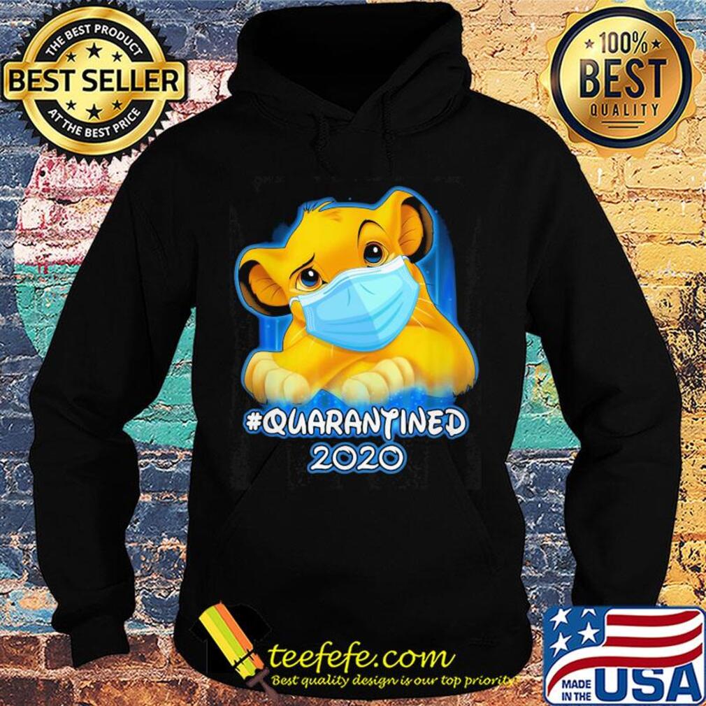 Simba quarantined 2020 Disney mask Covid-19 s Hoodie Simba quarantined 2020 Disney mask Covid-19 s Hoodie
