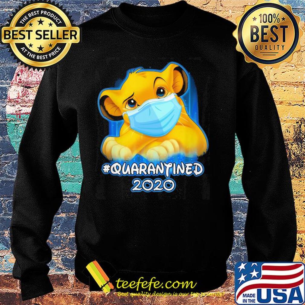 Simba quarantined 2020 Disney mask Covid-19 s Sweater Simba quarantined 2020 Disney mask Covid-19 s Sweater