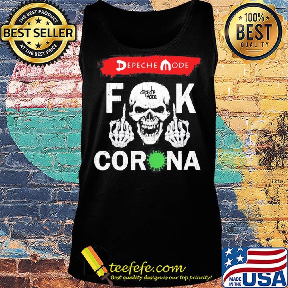 Skull depeche mode fuck coronavirus 2020 s Tank top Skull depeche mode fuck coronavirus 2020 s Tank top