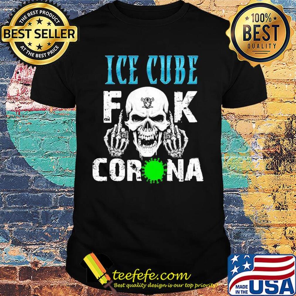 Skull ice cube fuck coronavirus shirt