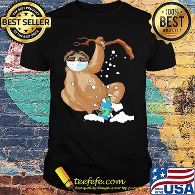 Sloth washing hands covid-19 shirt