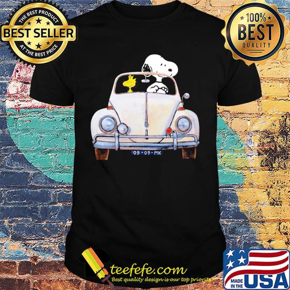 Snoopy and Woodstock driving 09 09 Mk shirt