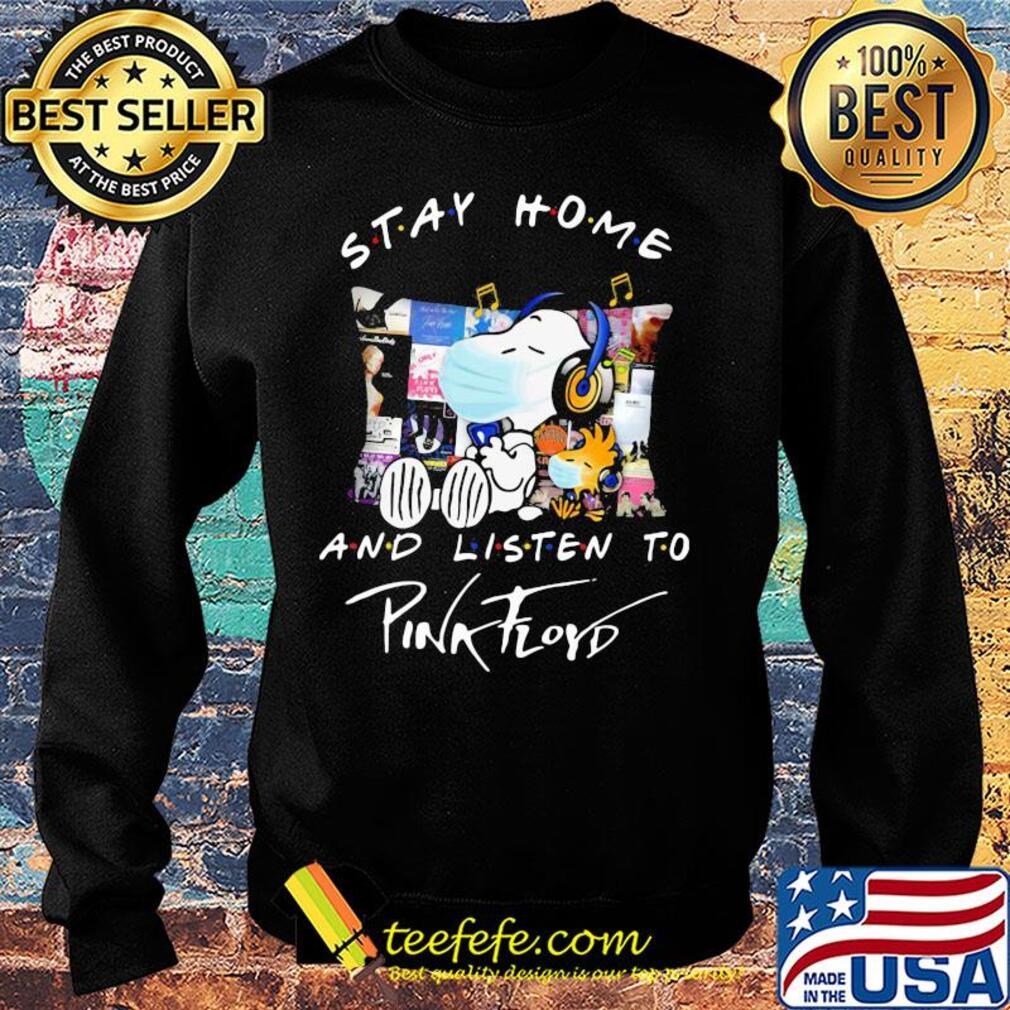 Snoopy wear mask stay home and listen to pink floyd covid-19 s Sweater Snoopy wear mask stay home and listen to pink floyd covid-19 s Sweater