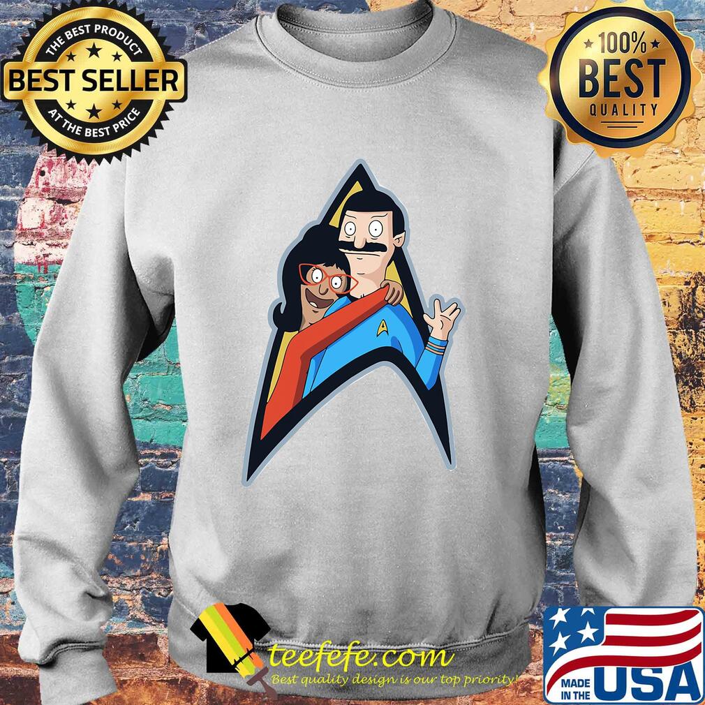 Star Trek Bob's Burgers And Linda Belcher Hug Bob Belcher Shirt Sweater Star Trek Bob's Burgers And Linda Belcher Hug Bob Belcher Shirt Sweater