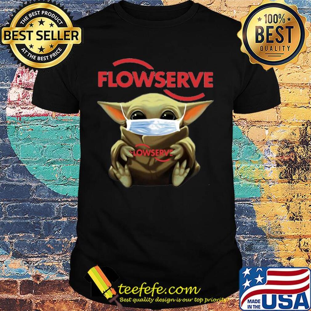 Star wars baby yoda hug flowserve mask covid-19 shirt