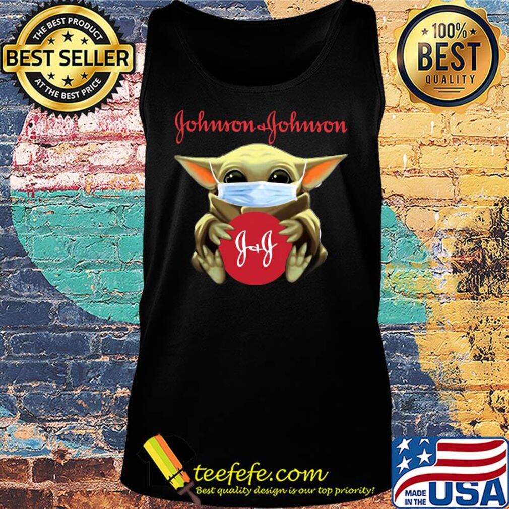 Star wars baby yoda hug Johnson & Johnson mask covid-19 s Tank top Star wars baby yoda hug Johnson & Johnson mask covid-19 s Tank top