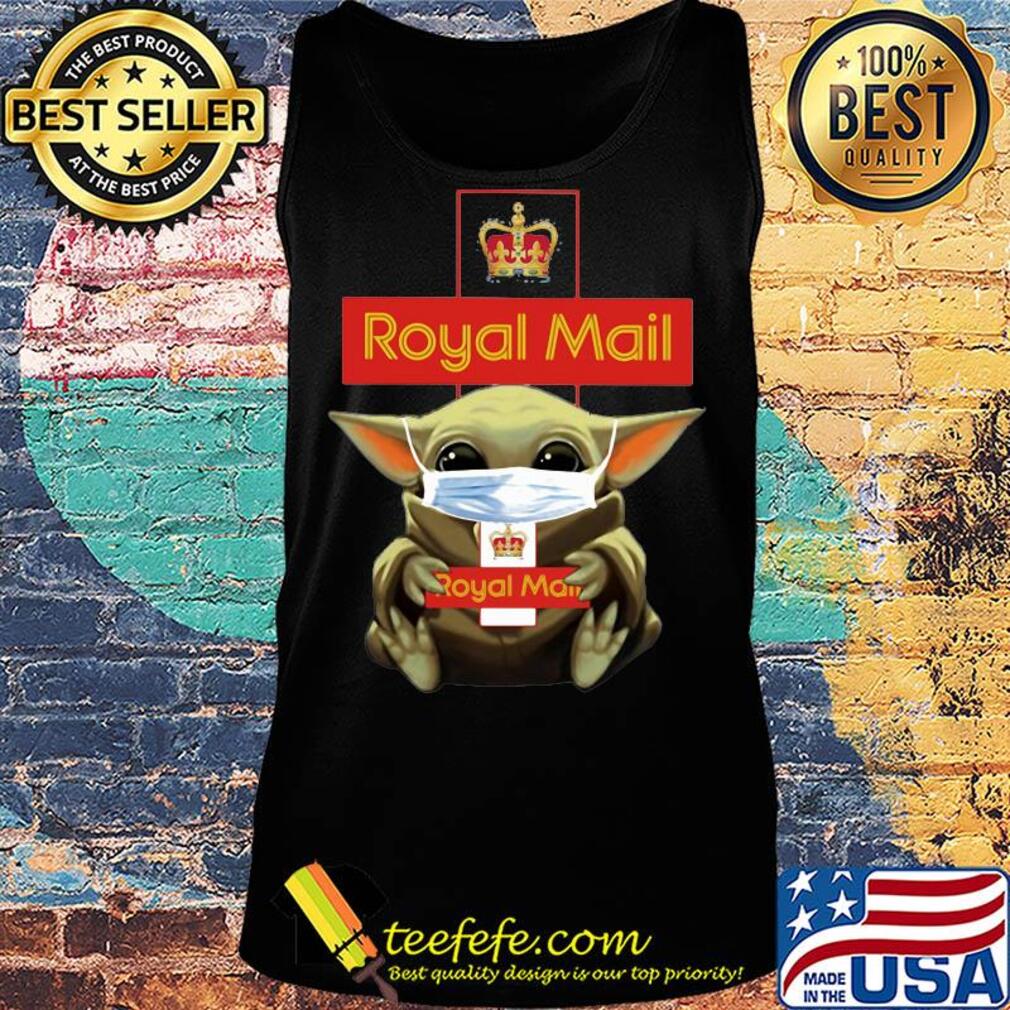 Star wars baby yoda hug royal mail mask covid-19 s Tank top Star wars baby yoda hug royal mail mask covid-19 s Tank top