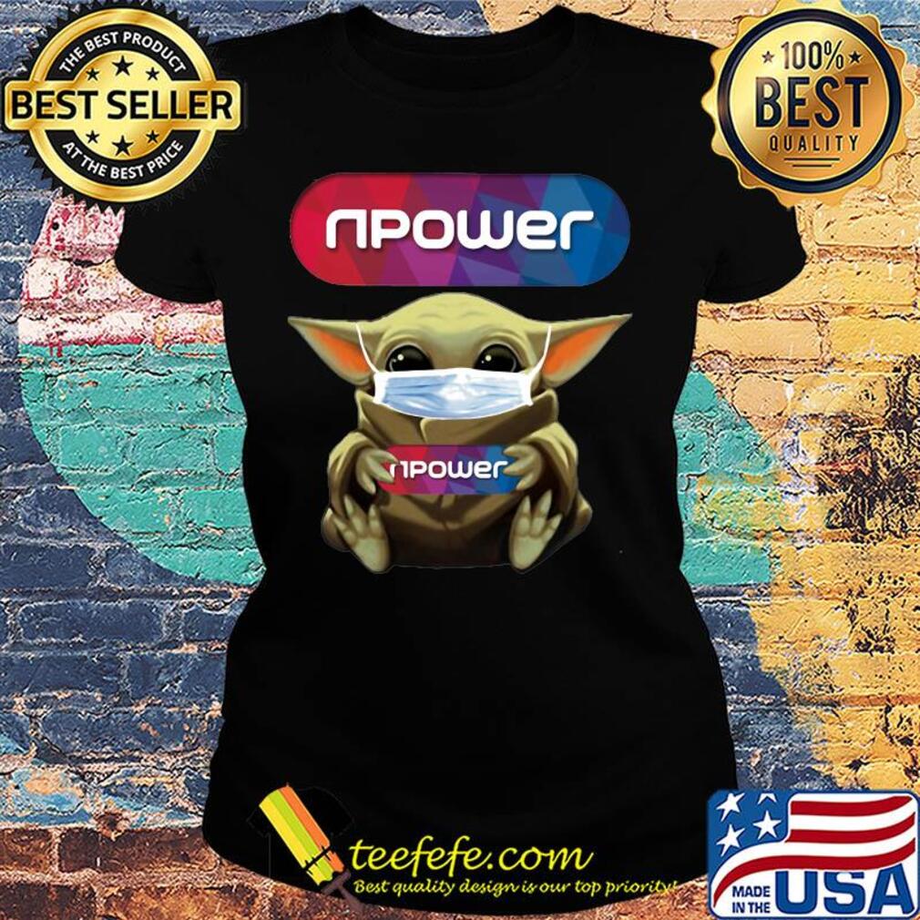 Star wars baby yoda hug rwe npower mask covid-19 s Ladies tee Star wars baby yoda hug rwe npower mask covid-19 s Ladies tee