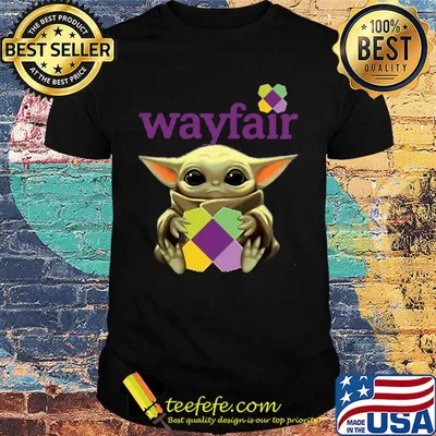 Star wars baby yoda hug Wayfair shirt