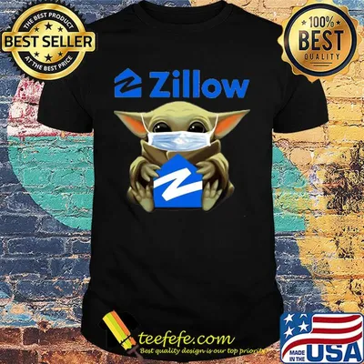 Star wars baby yoda hug zillow mask covid-19 shirt