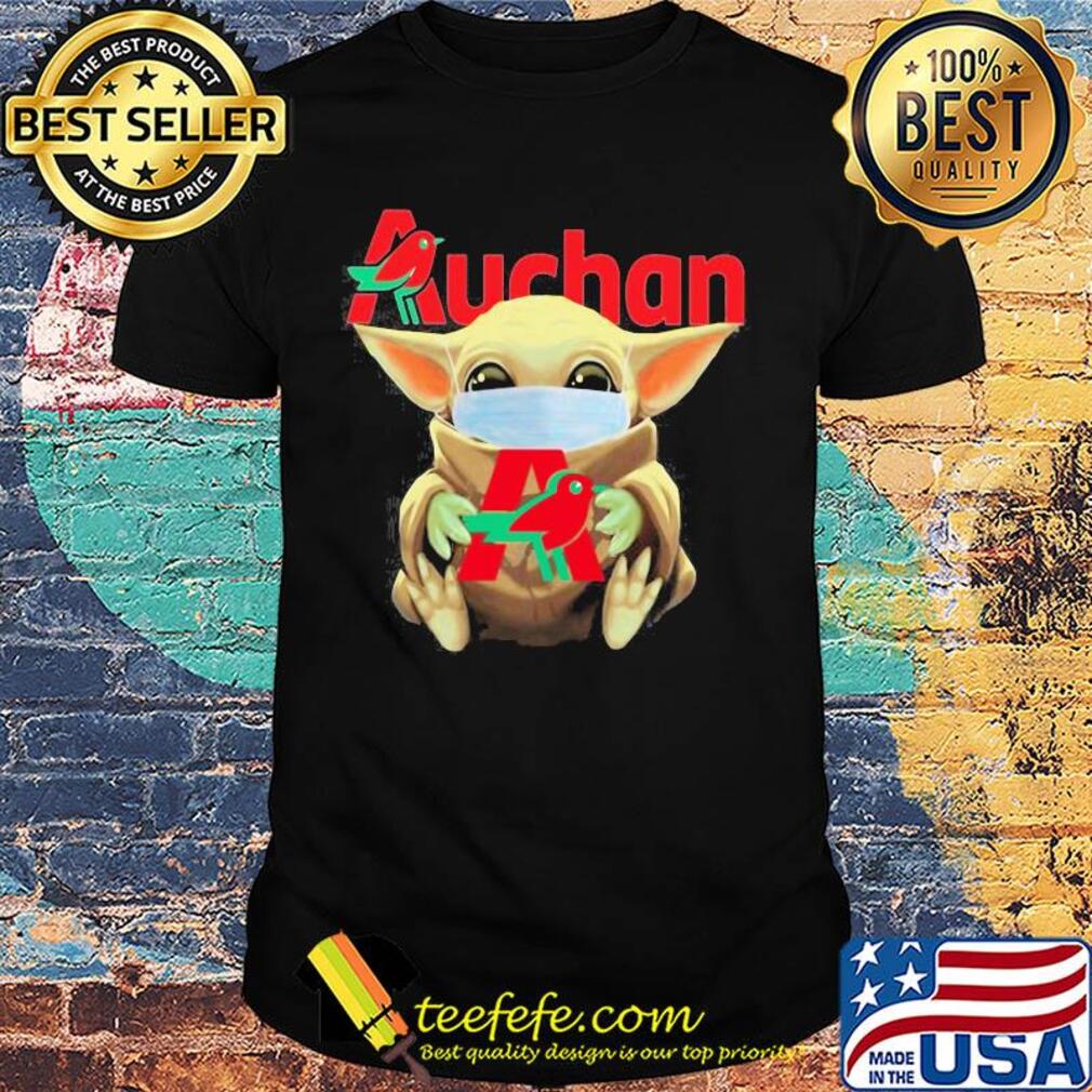 Star wars baby yoda mask hug auchan covid-19 shirt Star wars baby yoda mask hug auchan covid-19 shirt