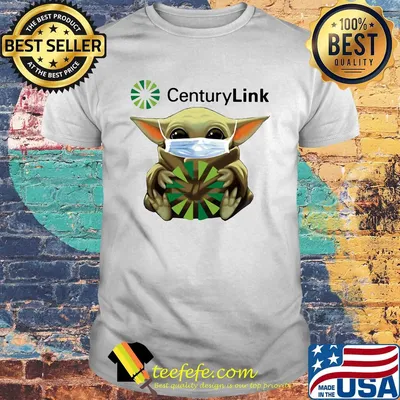 Star wars baby yoda mask hug centurylink covid-19 shirt