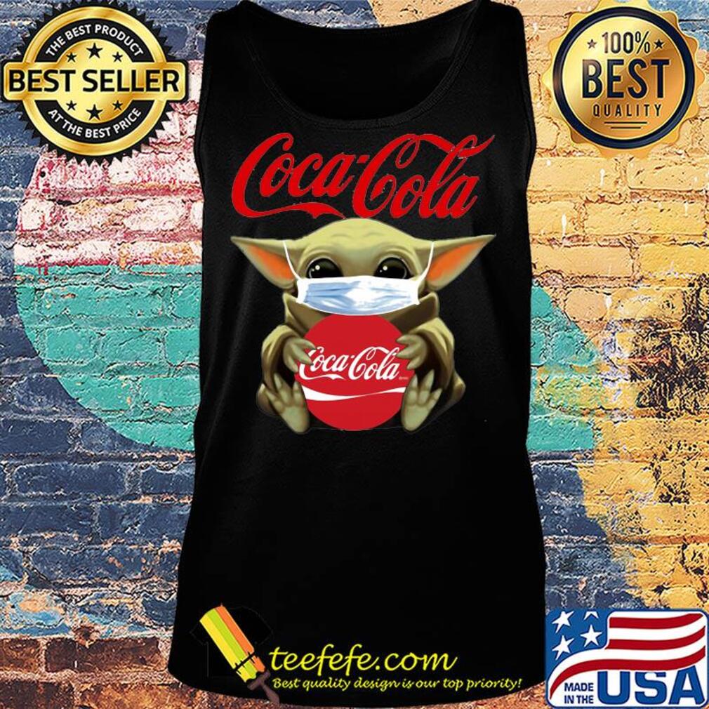 Star wars baby yoda mask hug coca cola covid-19 s Tank top Star wars baby yoda mask hug coca cola covid-19 s Tank top