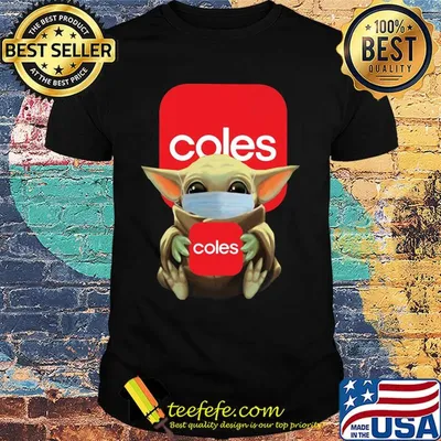 Star wars baby yoda mask hug coles covid-19 shirt