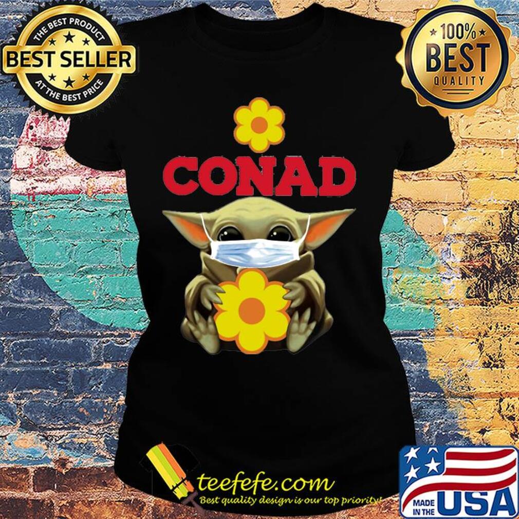 Star wars baby yoda mask hug conad covid-19 2020 s Ladies tee Star wars baby yoda mask hug conad covid-19 2020 s Ladies tee