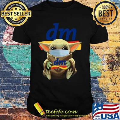 Star wars baby yoda mask hug drogerie markt covid-19 shirt