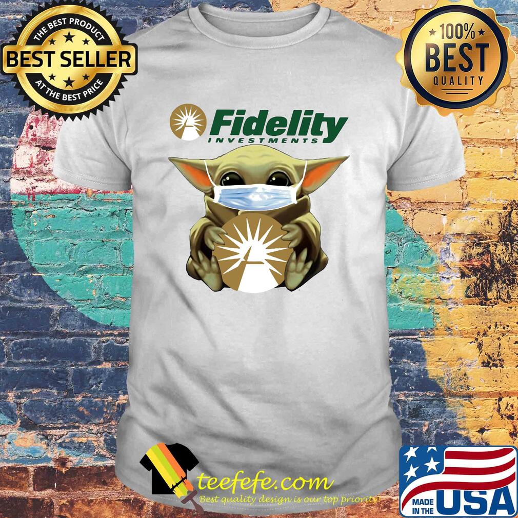Star wars baby yoda mask hug fidelity investments covid-19 shirt