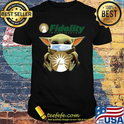 Star wars baby yoda mask hug fidelity investments covid-19 shirt