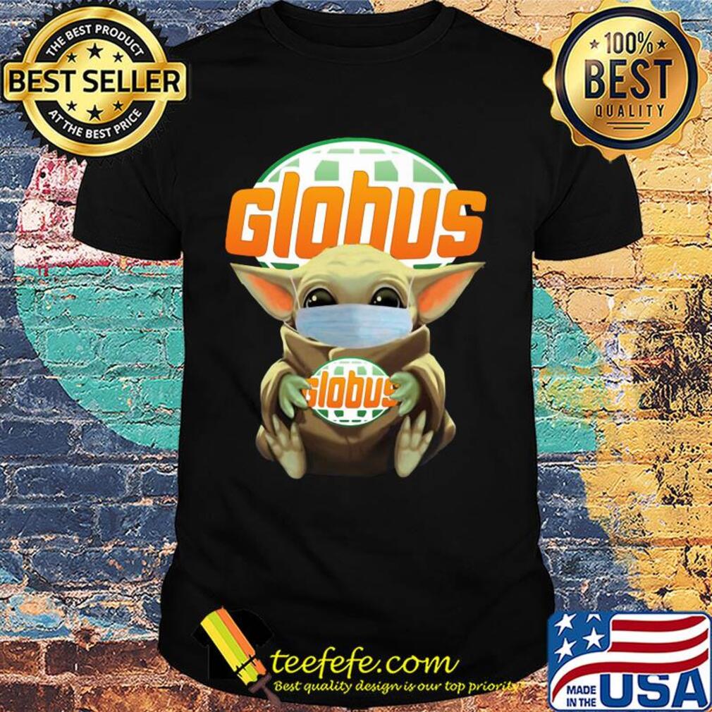 Star wars baby yoda mask hug globus covid-19 shirt