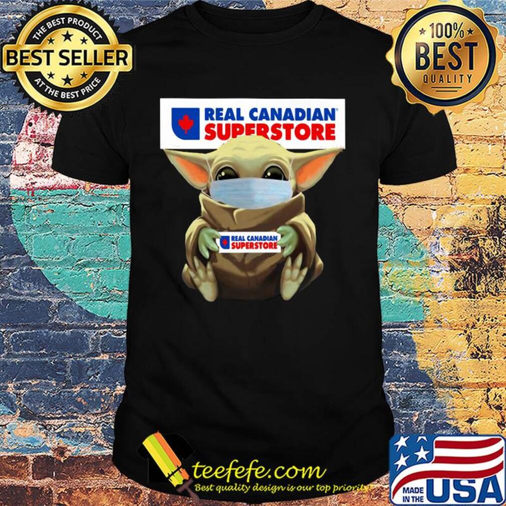 Star wars baby yoda mask hug real canadian superstore covid-19 shirt