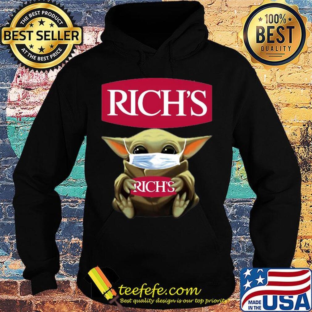 Star wars baby yoda mask hug rich’s covid-19 s Hoodie Star wars baby yoda mask hug rich’s covid-19 s Hoodie