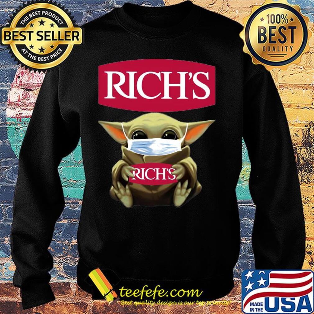 Star wars baby yoda mask hug rich’s covid-19 s Sweater Star wars baby yoda mask hug rich’s covid-19 s Sweater
