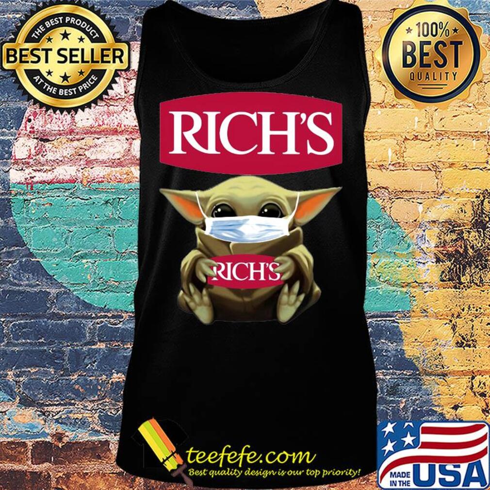 Star wars baby yoda mask hug rich’s covid-19 s Tank top Star wars baby yoda mask hug rich’s covid-19 s Tank top