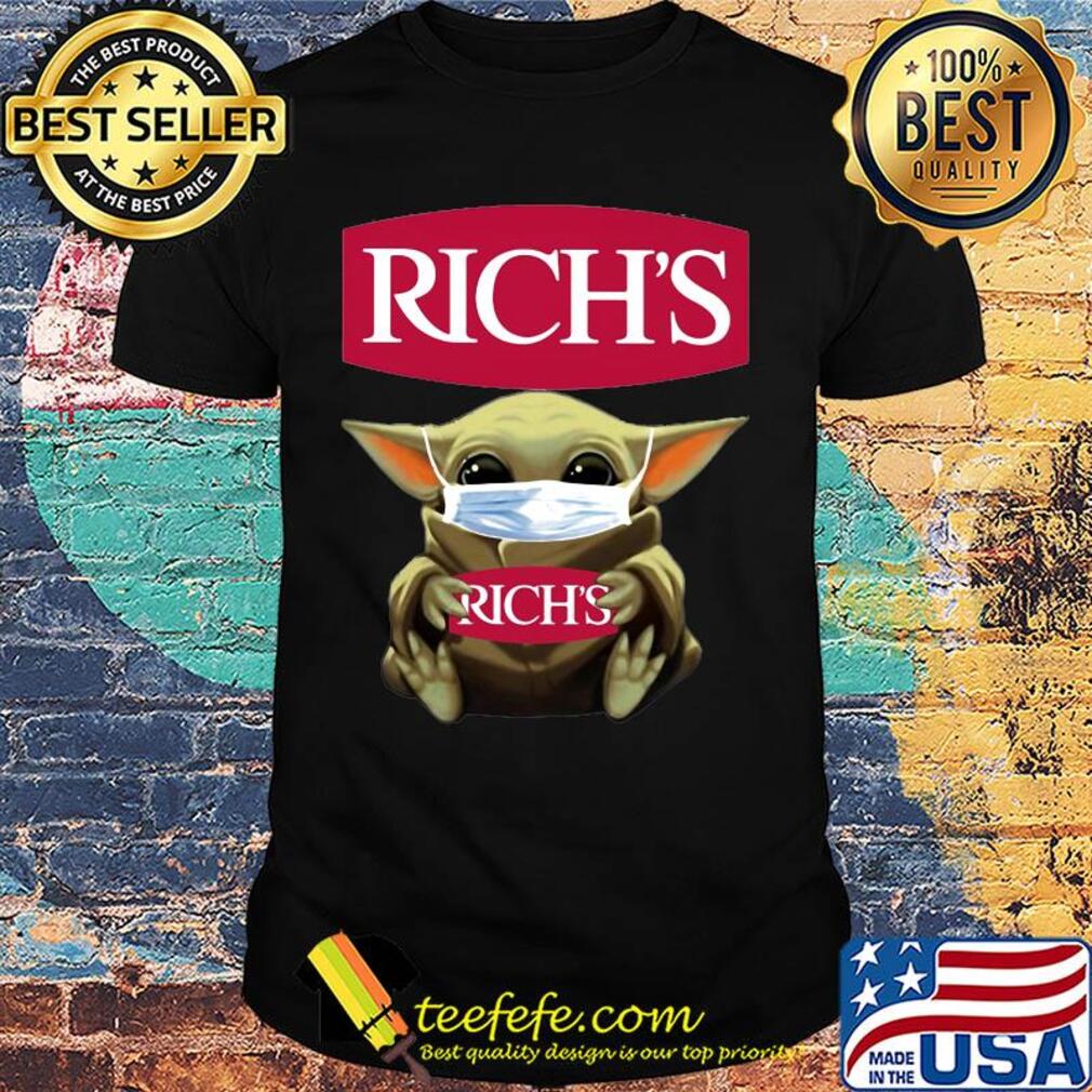 Star wars baby yoda mask hug rich’s covid-19 shirt Star wars baby yoda mask hug rich’s covid-19 shirt