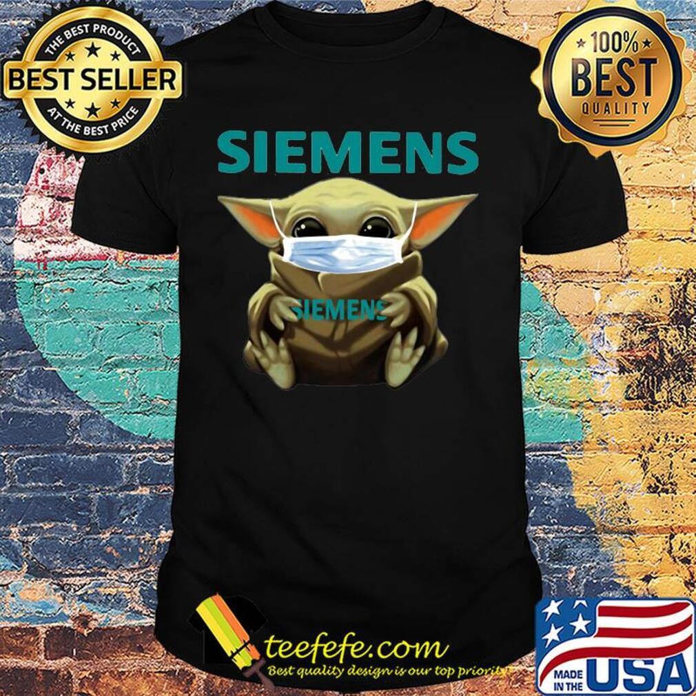 Star wars baby yoda mask hug siemens covid-19 shirt