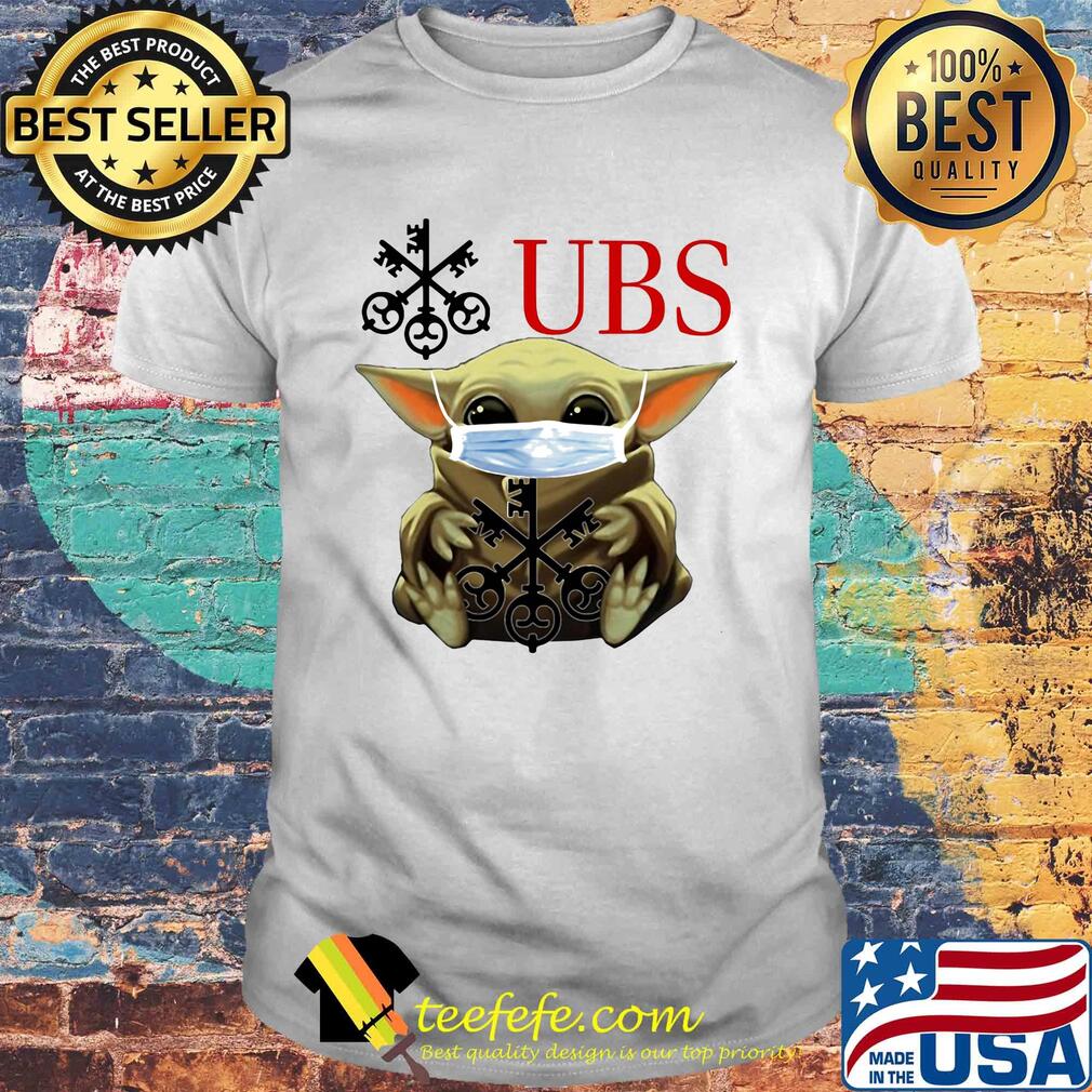 Star wars baby yoda mask hug ubs covid-19 shirt