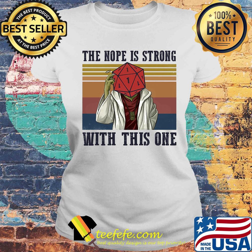Star wars yoga the nope is strong with this one vintage s Laides tee Star wars yoga the nope is strong with this one vintage s Laides tee