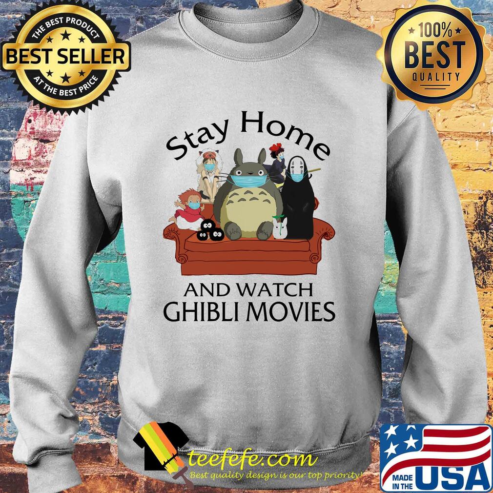 Stay home and watch ghibli movies cartoon covid-19 s Sweater Stay home and watch ghibli movies cartoon covid-19 s Sweater