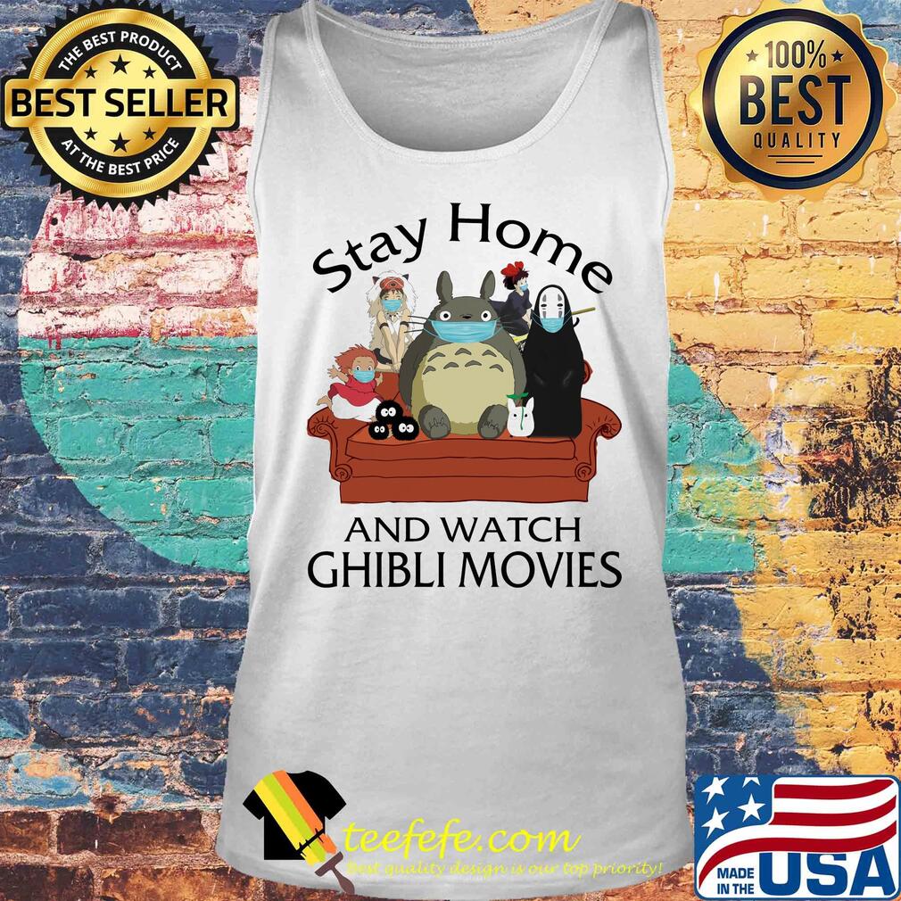 Stay home and watch ghibli movies cartoon covid-19 s Tank top Stay home and watch ghibli movies cartoon covid-19 s Tank top