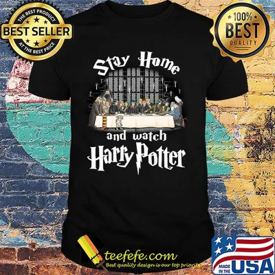 Stay home and watch harry potter covid-19 shirt