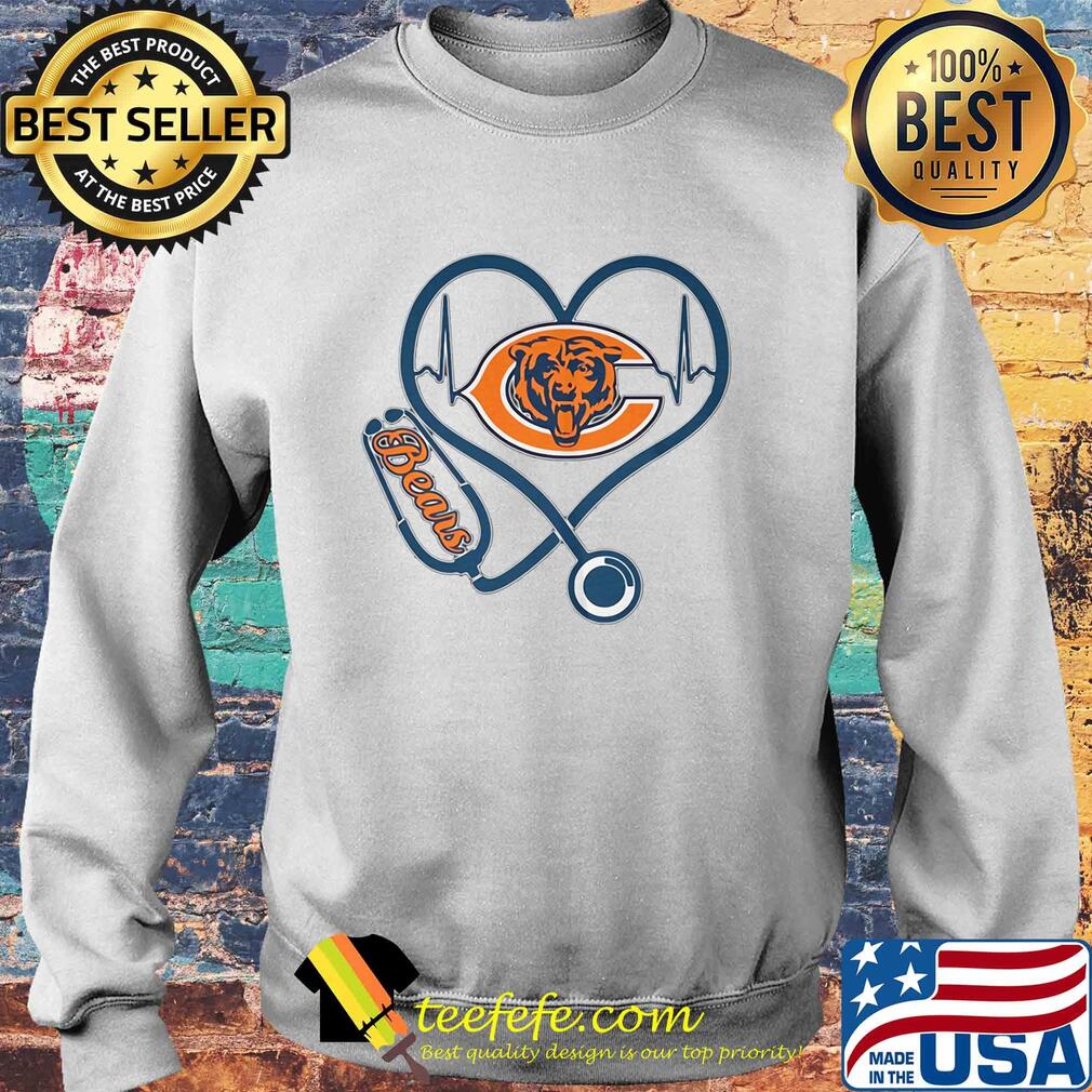 Stethoscope heart beat Chicago Bears s Sweater Stethoscope heart beat Chicago Bears s Sweater