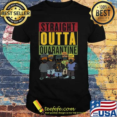 Straight outta quarantine ice cube nwa compton kings shirt