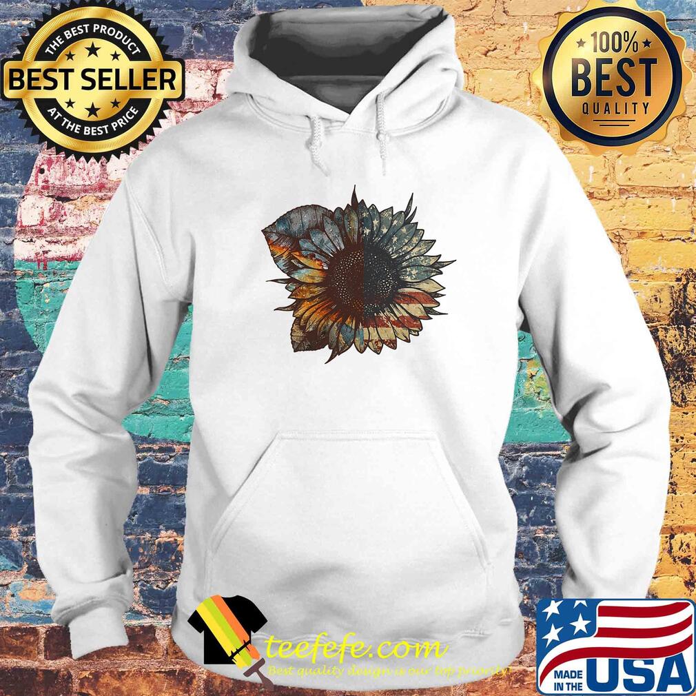 sunflower American flag veteran s Hoodie sunflower American flag veteran s Hoodie