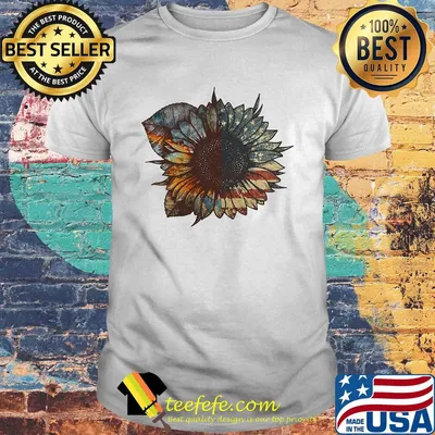 sunflower American flag veteran shirt